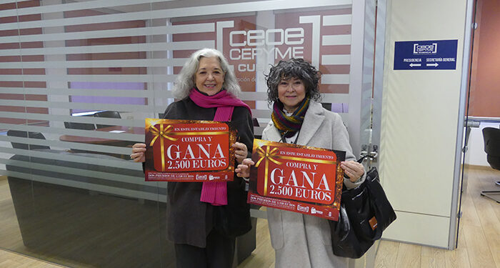 Ángela García y María Luisa Vallejo, ganadoras de 1.250 euros en compras de la Campaña Compra y Gana en Cuenca 1 Ángela García y María Luisa Vallejo, ganadoras de 1.250 euros en compras de la Campaña Compra y Gana en Cuenca