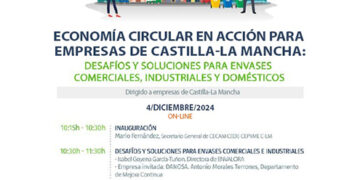 CEOE-Cepyme Cuenca invita a sus empresas a participar en la jornada sobre soluciones para envases