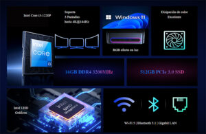 Chuwi LarkBox S Intel Core i3-1220P, el Mini PC que estabas esperando por fin ya se puede comprar en Europa