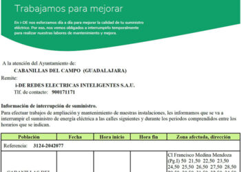 Corte de luz en el polígono de Cantos Blancos de Cabanillas el 23 de diciembre