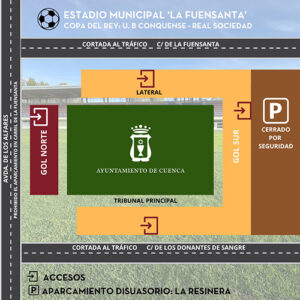 El Ayuntamiento de Cuenca ofrece una serie de recomendaciones de cara al partido de Copa La Fuensanta presentará un lleno histórico