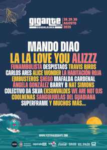 El Festival Gigante se asienta en Guadalajara en agosto de 2025 con los primeros artistas confirmados