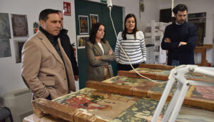 El Taller de Restauración de la Diputación de Cuenca está interviniendo en Las Ánimas del Purgatorio de Villanueva de la Jara