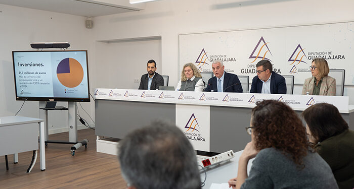 El aumento de las inversiones eleva a más de 91,1 millones el presupuesto de la Diputación de Guadalajara para 2025 1 El aumento de las inversiones eleva a más de 91,1 millones el presupuesto de la Diputación de Guadalajara para 2025