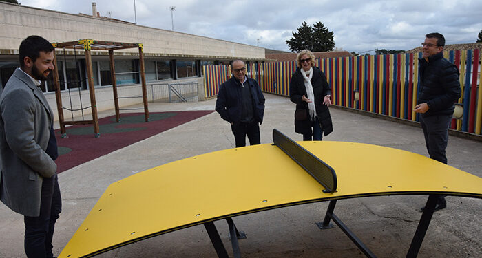 El colegio de Pozorrubio de Santiago cuenta con rocódromo, tirolina y espalderas nuevas gracias a la ayuda de Diputación de Cuenca 1 El colegio de Pozorrubio de Santiago cuenta con rocódromo, tirolina y espalderas nuevas gracias a la ayuda de Diputación