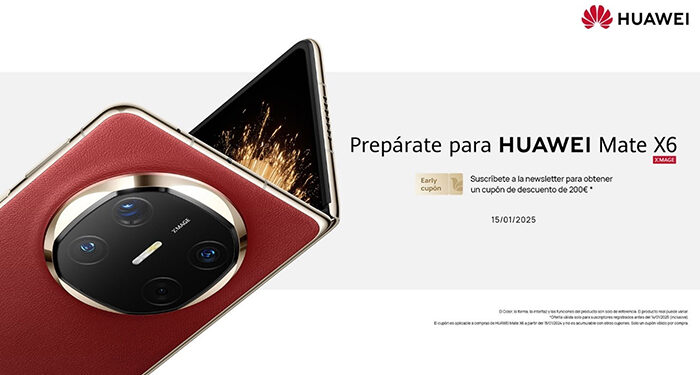 Huawei lanza su promoción Early Bird con ventajas exclusivas en los nuevos FreeBuds Pro 4 y Mate X6 1 Huawei lanza su promoción Early Bird con ventajas exclusivas en los nuevos FreeBuds Pro 4 y Mate X6