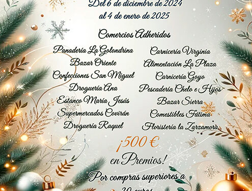 Huete pone en marcha la VI Campaña de Apoyo al Comercio Local con 500 euros en premios