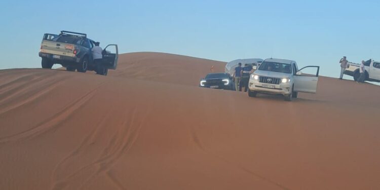 Dos conquenses en el Sáhara. Tercera etapa Tuareg: dunas, oasis de Oubira y lago Yasmina