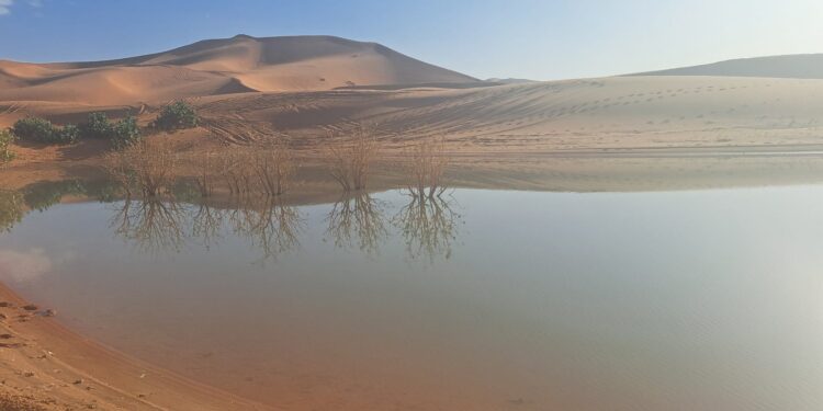 Dos conquenses en el Sáhara. Tercera etapa Tuareg: dunas, oasis de Oubira y lago Yasmina