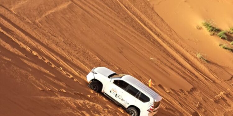 Dos conquenses en el Sáhara. Cuarta etapa Tuareg. Dunas y el mercado de Rissani
