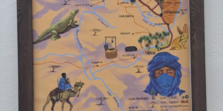 Dos conquenses en el Sáhara. Sexta jornada entre Taouz y Erfoud y, hoy, por el sur de Fez