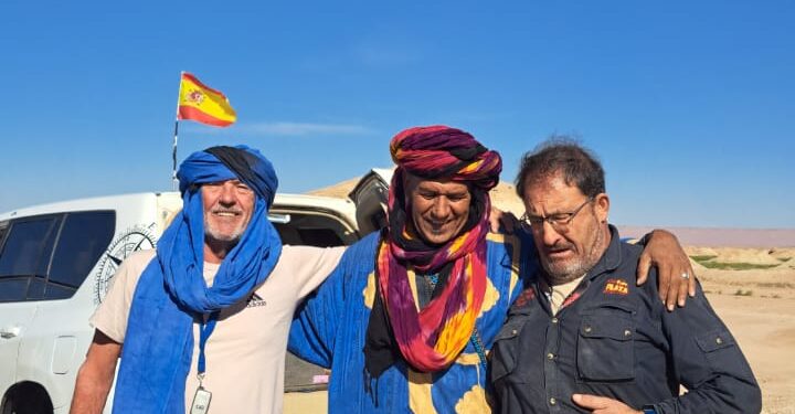 Dos conquenses en el Sáhara. En la séptima etapa nos encontramos con Fogaras y nieve