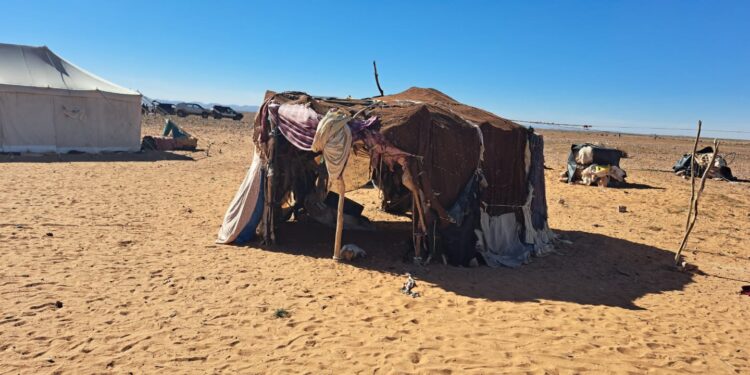 Dos conquenses en el Sáhara. En la séptima etapa nos encontramos con Fogaras y nieve