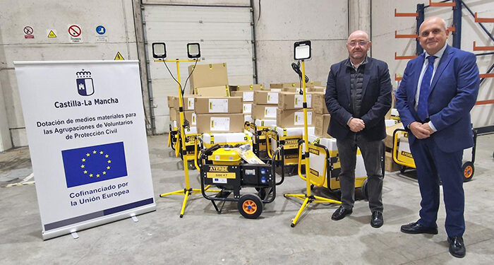 La Junta entrega equipos electrógenos y bombas para inundaciones a 28 entidades locales para sus agrupaciones de Protección Civil 1 La Junta entrega equipos electrógenos y bombas para inundaciones a 28 entidades locales para sus agrupaciones de Protección Civil