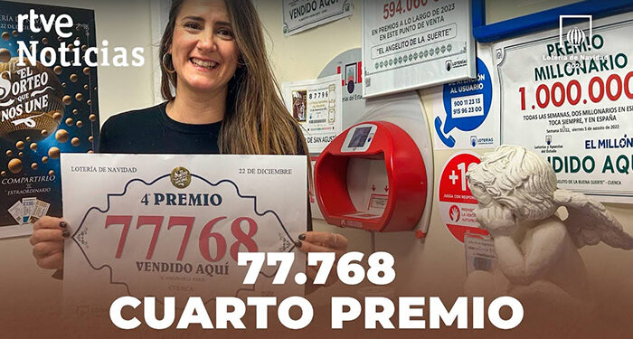 La suerte sonríe a medias a Cuenca con "algo" del cuarto y quinto premio gracias a las administraciones de El Mirador y El Angelito de la suerte 1 La suerte sonríe a medias a Cuenca con algo del cuarto premio