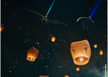 Los Reyes Magos y sus pajes llegan volando un año más a Alarilla
