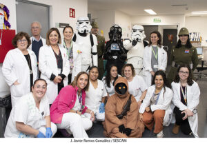 Los personajes de la Guerra de las Galaxias vuelven al Hospital de Guadalajara a vivir una emocionante mañana con pacientes, profesionales y usuarios