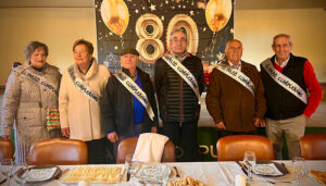 Málaga del Fresno celebra los 80 años de la Quinta del 44