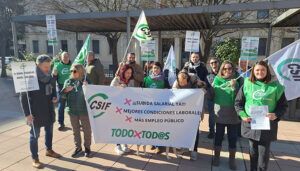 Nueva movilización de CSIF en defensa de Muface en Cuenca para exigir un nuevo acuerdo salarial y contra el deterioro de los servicios públicos de la región