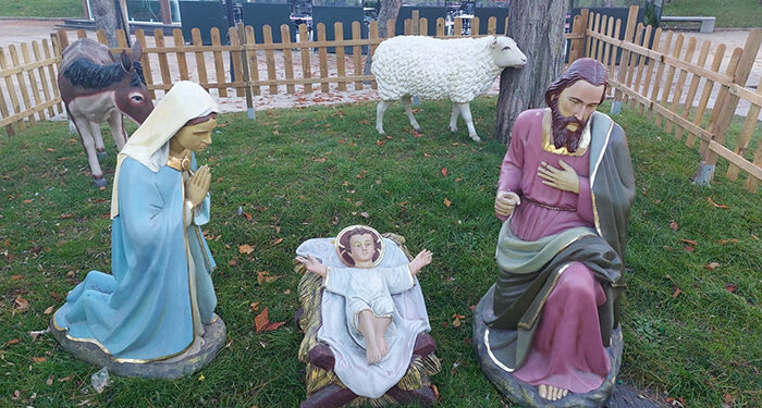 Reaparece de forma anónima el Niño Jesús en el Nacimiento de la Concordia