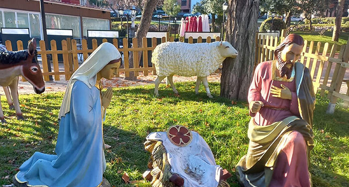 Roban el Niño Jesús del Nacimiento instalado por el Ayuntamiento de Guadalajara en el Parque de la Concordia 1 Roban el Niño Jesús del nacimiento instalado por el Ayuntamiento de Guadalajara en el Parque de la Concordia