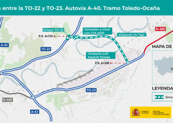 Transportes licita por 915.952 euros la redacción del proyecto del ramal de conexión entre la TO-22 y la TO-23 del tramo Toledo-Ocaña de la A-40 Transportes licita por 915.952 euros la redacción del proyecto del ramal de conexión entre la TO-22 y la TO-23 del tramo Toledo-Ocaña de la A-40