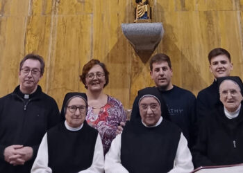 Visita a las monjas bernardas de Brihuega y concierto de la Filarmonica Briocense
