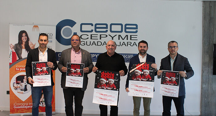 Vuelve el Doble, doble de Navidad de Fedeco a los comercios de la provincia de Guadalajara 1 Vuelve el Doble, doble de Navidad de Fedeco a los comercios de la provincia de Guadalajara