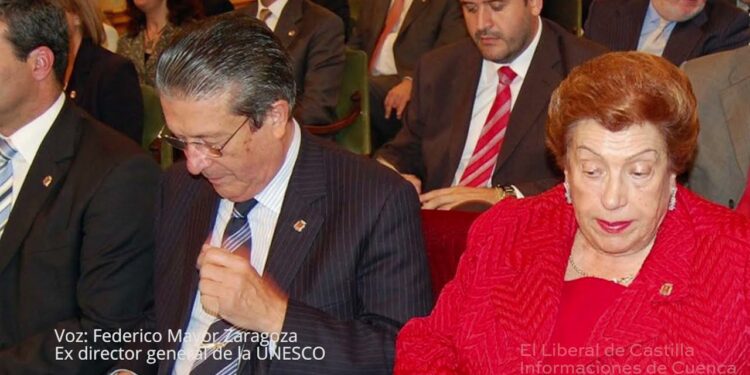 El PSOE de Cuenca muestra sus condolencias por la muerte de Federico Mayor Zaragoza 1 federico mayor zaragoza dio la n