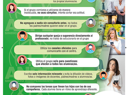 ANPE pide a padres y madres de alumnos un uso responsable de los grupos de whatsapp y respeto al profesorado 1 ANPE pide a padres y madres de alumnos un uso responsable de los grupos de whatsapp y respeto al profesorado