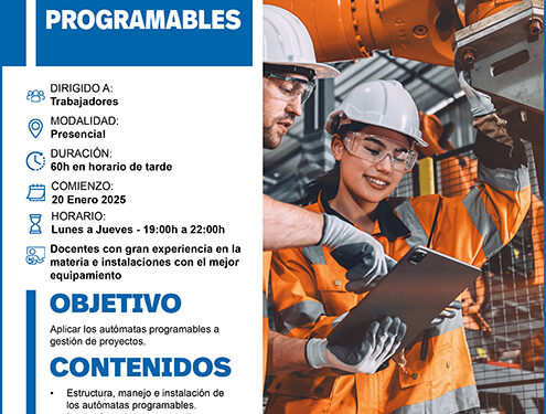 Abierto el plazo de inscripción para el curso gratuito de autómatas programables de CEOE-Cepyme Guadalajara 1 Abierto el plazo de inscripción para el curso gratuito de autómatas programables de CEOE-Cepyme Guadalajara