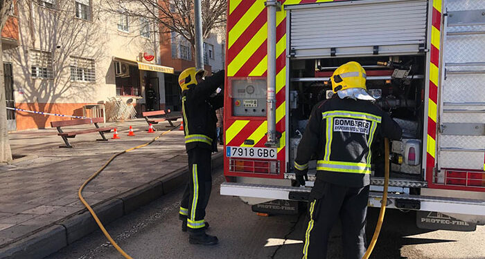 Sofocado el incendio en el nuevo Hospital Universitario de Cuenca 1 Bomberos Ayuntamiento de Cuenca 1