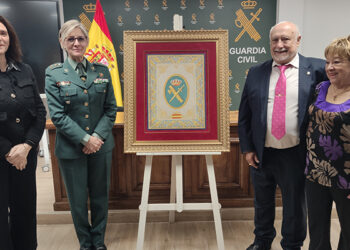El pintor Ricardo Sánchez-Pardo Roldán entrega un cuadro a la Comandancia de la Guardia Civil de Guadalajara 5 El pintor Ricardo Sánchez-Pardo Roldán entrega un cuadro a la Comandancia de la Guardia Civil de Guadalajara