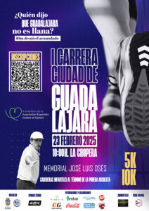 Guadalajara incorpora un 10K a su calendario de carreras en memoria de José Luis Osés y a favor de la AECC