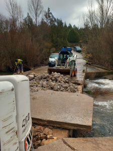 La Diputación de Guadalajara arregla puentes y otras obras de paso dañadas por la DANA de octubre en nueve municipios