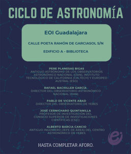 La Escuela Oficial de Idiomas de Guadalajara organiza un ciclo de conferencias de astronomía en inglés, francés y alemán