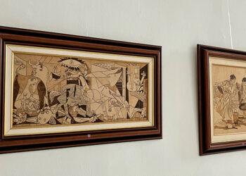 La Sala Iberia acoge la exposición ‘Cuando la madera se quema’ del artista del pirograbado José Enrique Navarro
