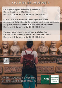 La conferencia "La arqueología: práctica y método" abre mañana un nuevo ciclo de la UNED en Azuqueca