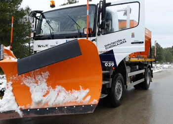 Las brigadas de Diputación de Guadalajara han despejado nueve carreteras afectadas por nieve y hielo
