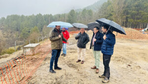 Las obras de recuperación de la barrera tobácea de Uña están ejecutadas al 70 por ciento