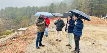 Las obras de recuperación de la barrera tobácea de Uña están ejecutadas al 70 por ciento