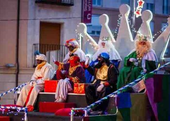 Los Reyes Magos, fieles a sus tres citas con Sigüenza en el día de la Cabalgata