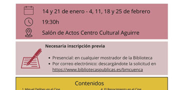 Taller de Cine, Literatura e Historia en la biblioteca municipal de Cuenca