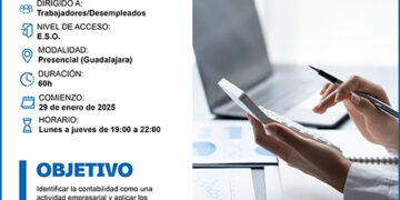 Últimas plazas para los cursos gratuitos de contabilidad básica y gestión operativa de tesorería de CEOE-Cepyme Guadalajara