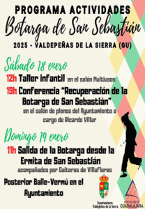 Valdepeñas de la Sierra recupera el próximo fin de semana la festividad de la Botarga de San Sebastián