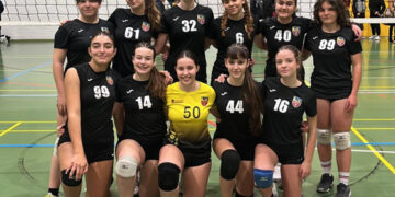 El Club Deportivo Salesianos Guadalajara logra el tercer puesto nacional en la categoría Infantil y destaca en la Copa de España de Voleibol 2024