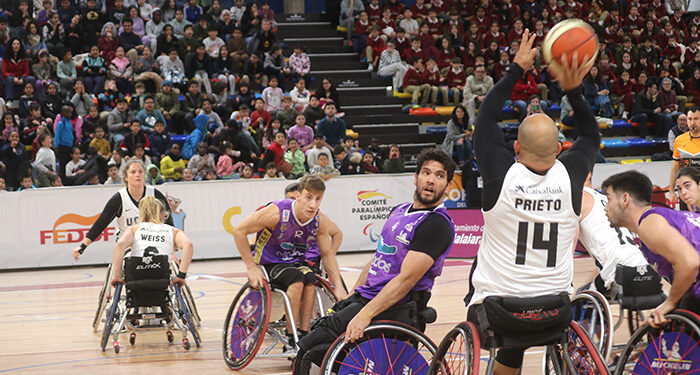 Arranca la Copa del Rey de baloncesto en silla de ruedas arropada por cerca de 800 escolares de Guadalajara