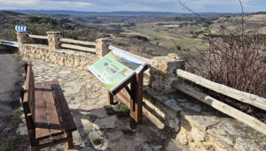 CEDER Alcarria Conquense renueva el mirador del Valle del Río Mayor, en Verdelpino de Huete