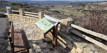 CEDER Alcarria Conquense renueva el mirador del Valle del Río Mayor, en Verdelpino de Huete