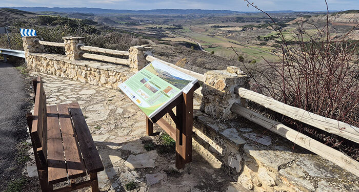 CEDER Alcarria Conquense renueva el mirador del Valle del Río Mayor, en Verdelpino de Huete